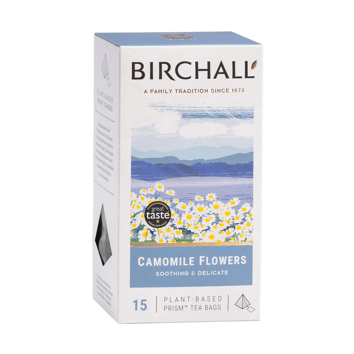 Birchall Camomile Flowers Prism Tea Bags 6x15