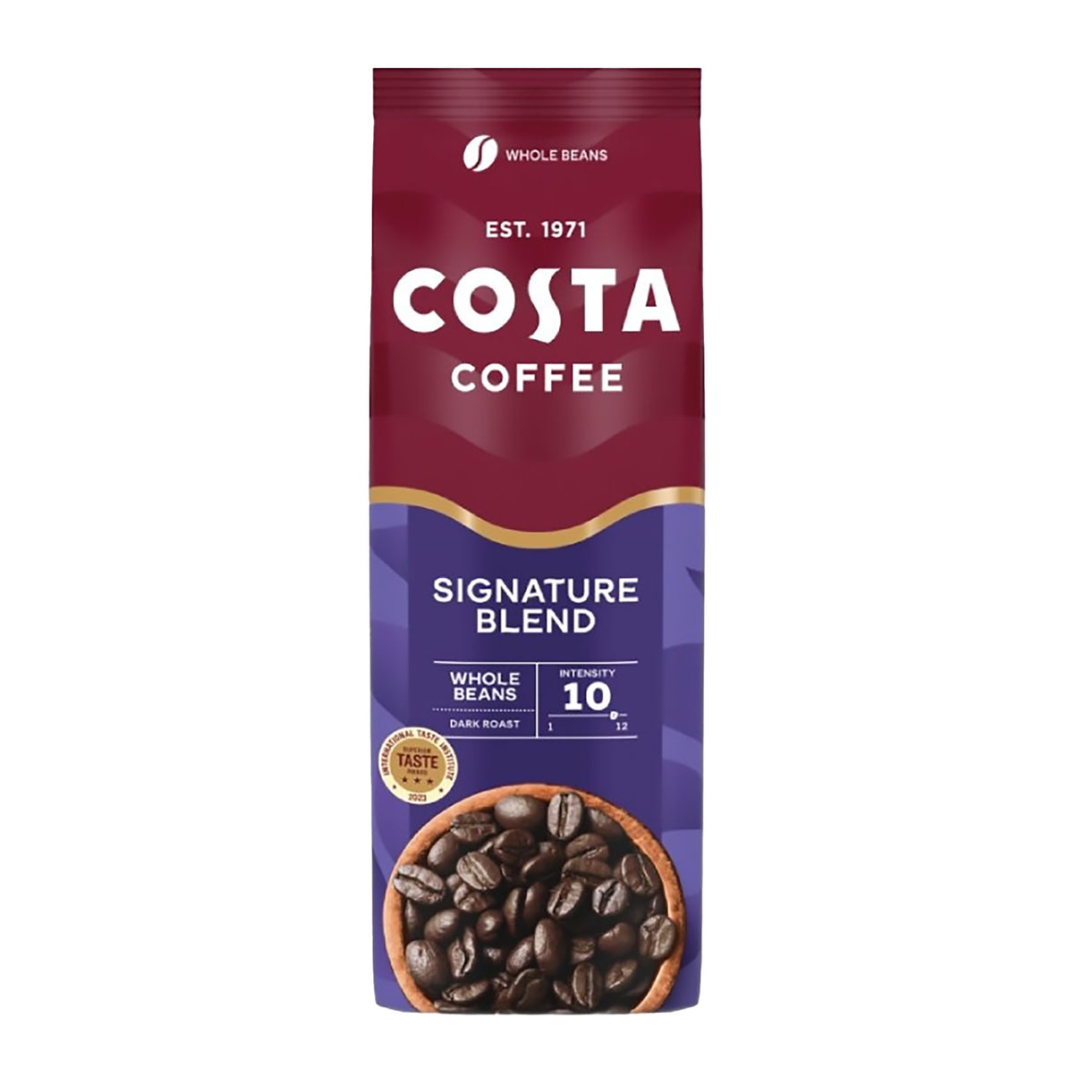 Costa Coffee Signature Blend Dark Roast Coffee Beans 1kg Pack