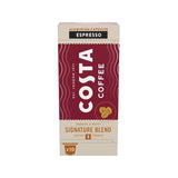 Costa Coffee Espresso Signature Blend Coffee Capsules 1x10 Nespresso Compatible