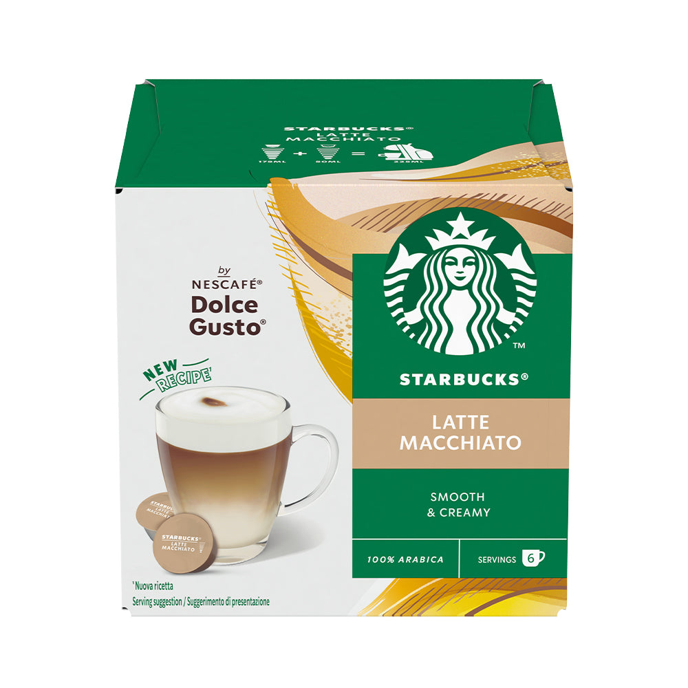 Nescafe Dolce Gusto Starbucks Cappuccino Creamy Coffee Pods 3x6 Drinks –  Coffee Supplies Direct