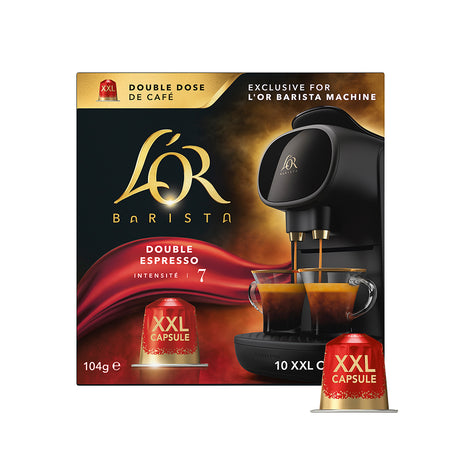 L'OR Barista Double Espresso XXL Coffee Pods 1x10