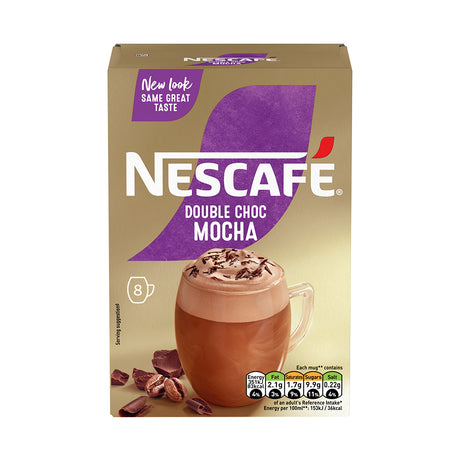 Nescafe Double Choc Mocha Instant Coffee Sachets 6x8