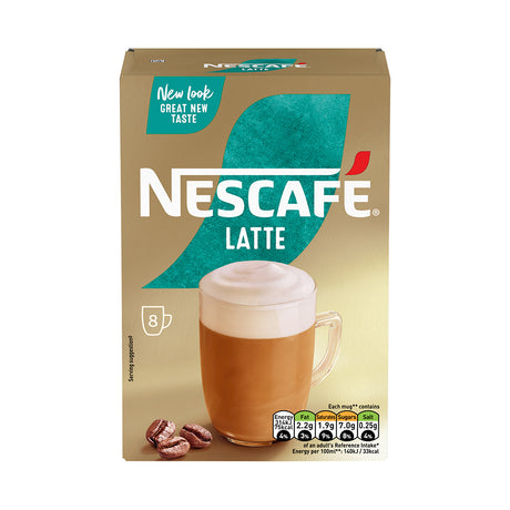 Nescafe Latte Instant Coffee Sachets 6x8