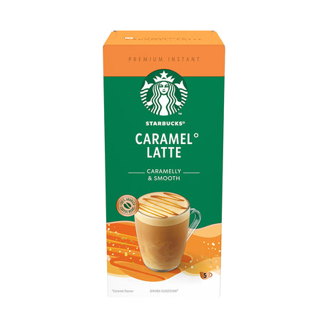 Starbucks Caramel Latte Premium Instant Coffee Sachets 6x5