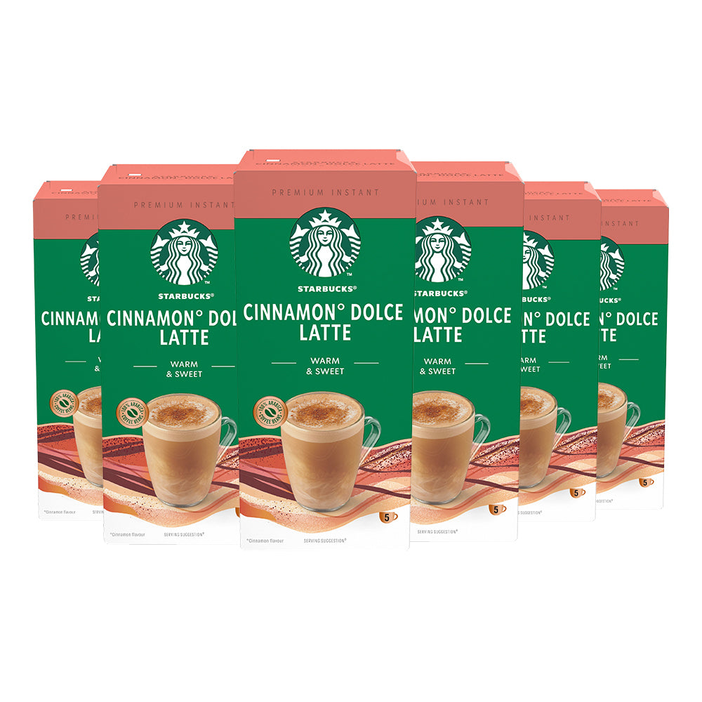 Starbucks Cinnamon Dolce Latte Premium Instant Coffee Sachets 6x5