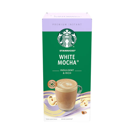 Starbucks White Mocha Premium Instant Coffee Sachets 6x5