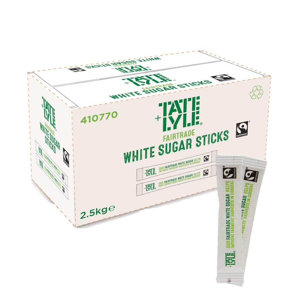 Tate & Lyle Fairtrade White Sugar Sticks