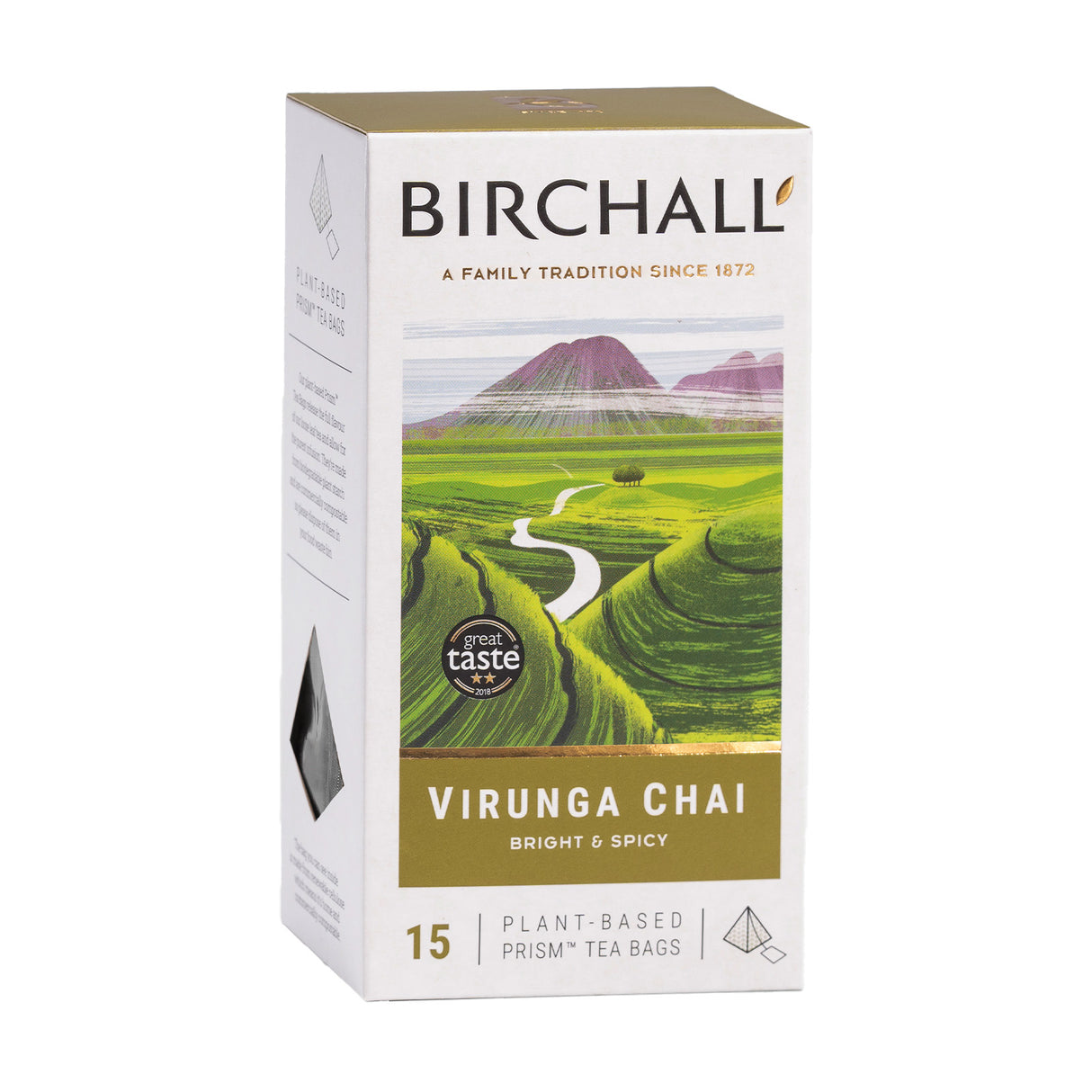 Birchall Virunga Chai Prism Tea Bags 6x15