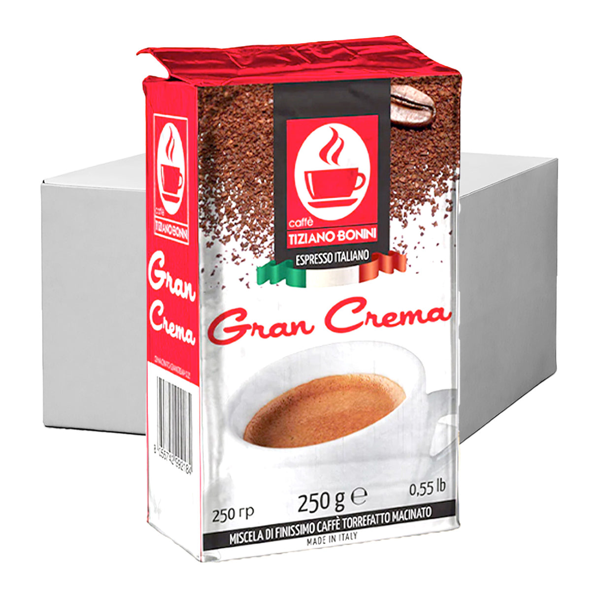 Tiziano Bonini Gran Crema Ground 20x250g Case