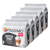 Tassimo coffee shop classics latte 5pack