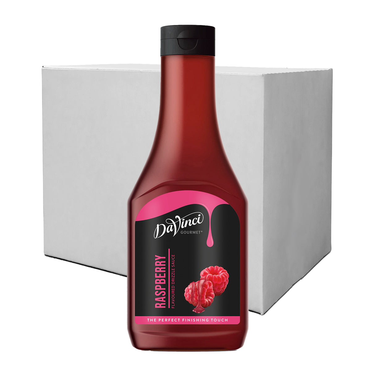 DaVinci Raspberry Drizzle Desert Topping Sauce 12x500g Case