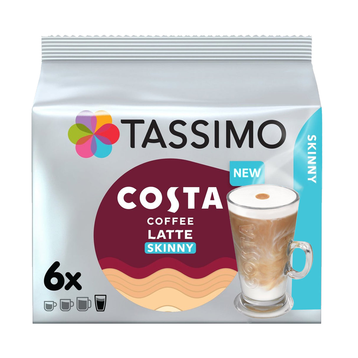 Tassimo Costa Skinny Latte pcket