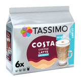 Tassimo Costa Skinny Latte Coffee Pods packet