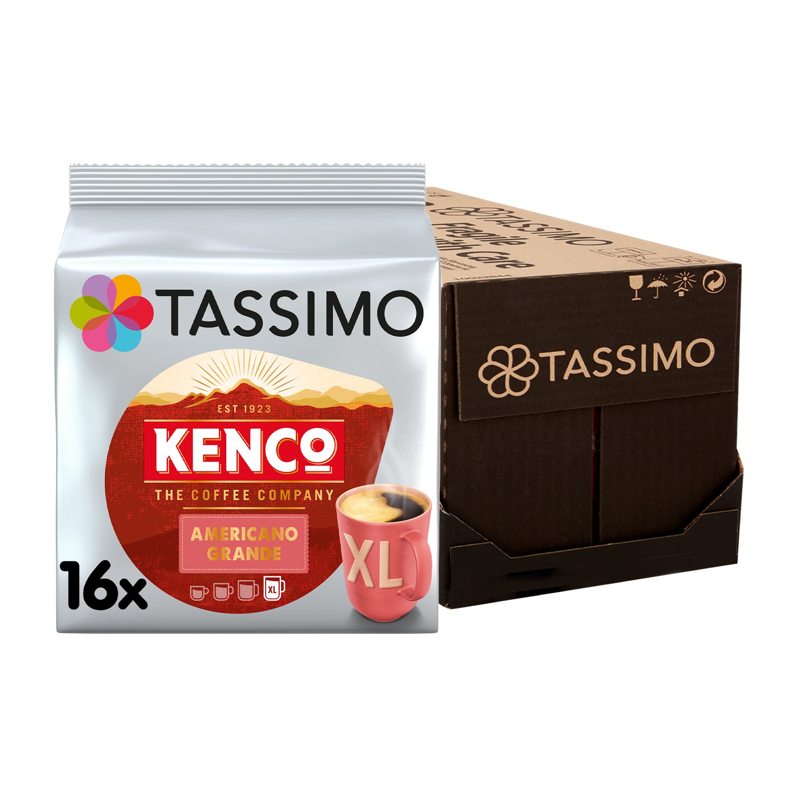 Tassimo Kenco Americano Grande Coffee Pods Case Coffee Supplies Direct