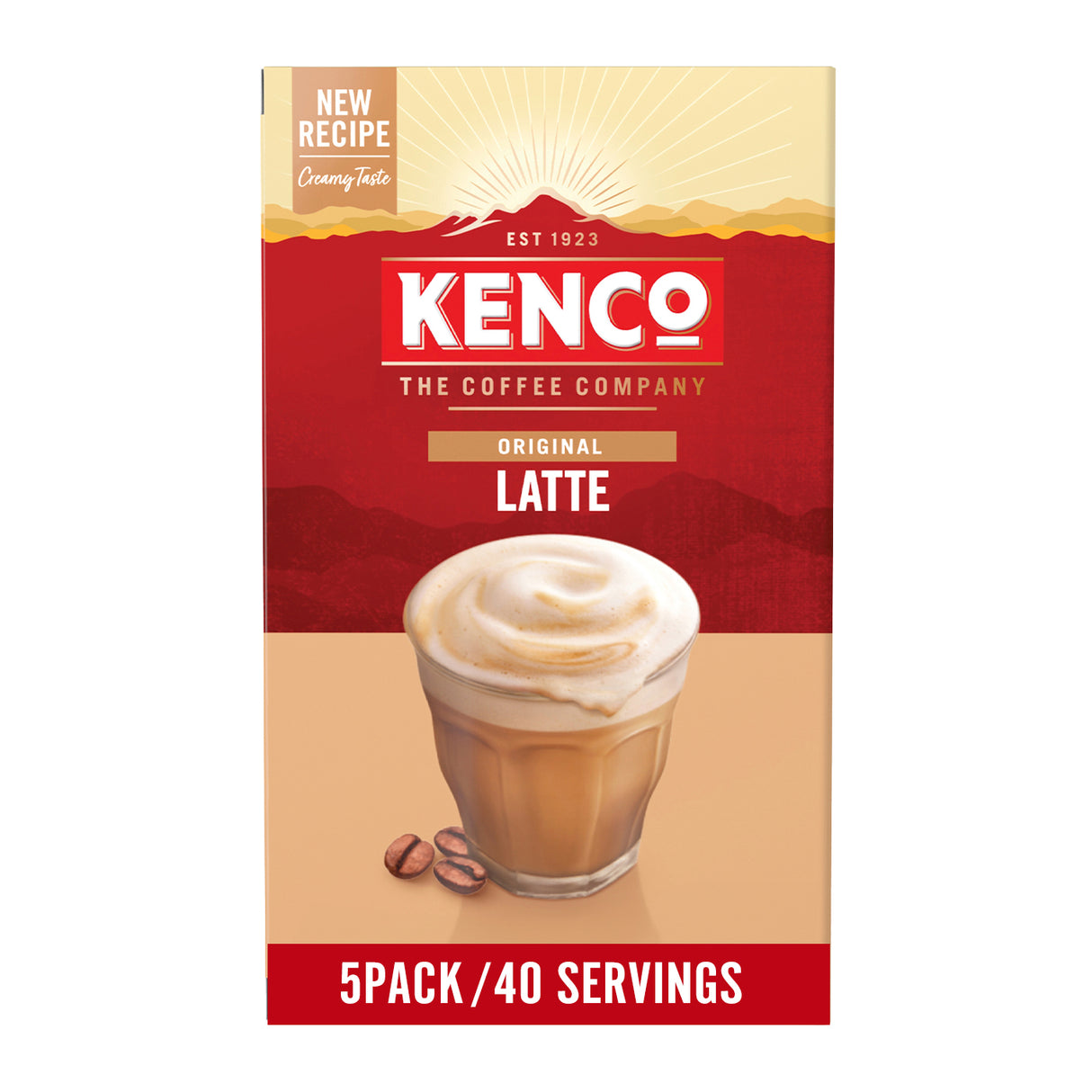 Kenco Latte Instant Coffee Sachets 5x8