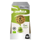 Lavazza Tierra Bio Organic Nespresso Compatible Coffee Capsules 10x10