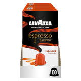 Lavazza Espresso Gourmet Caramel Coffee Capsules 10x10