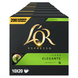 LOR Espresso Lungo Coffee Capsules 10 pack