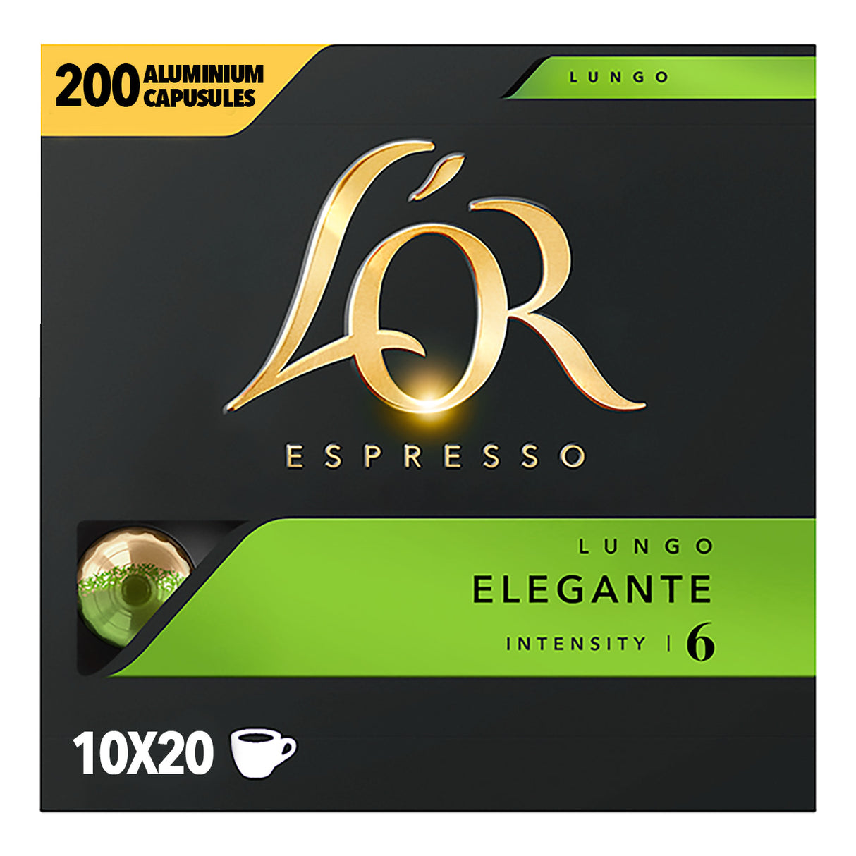 LOR Espresso Lungo Coffee Capsules