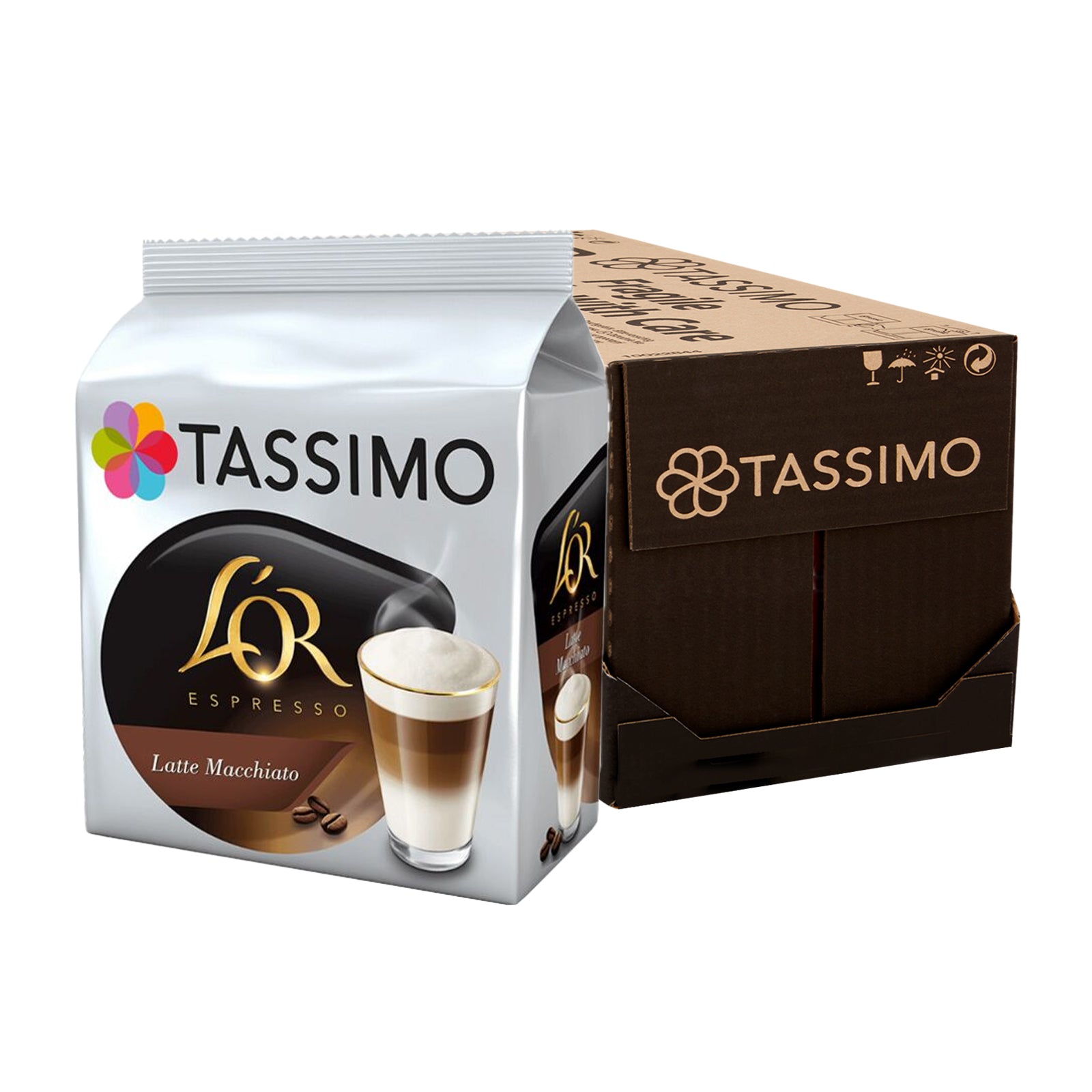 Tassimo Coffee Pods L OR Latte Macchiato Case Coffee Supplies Direct