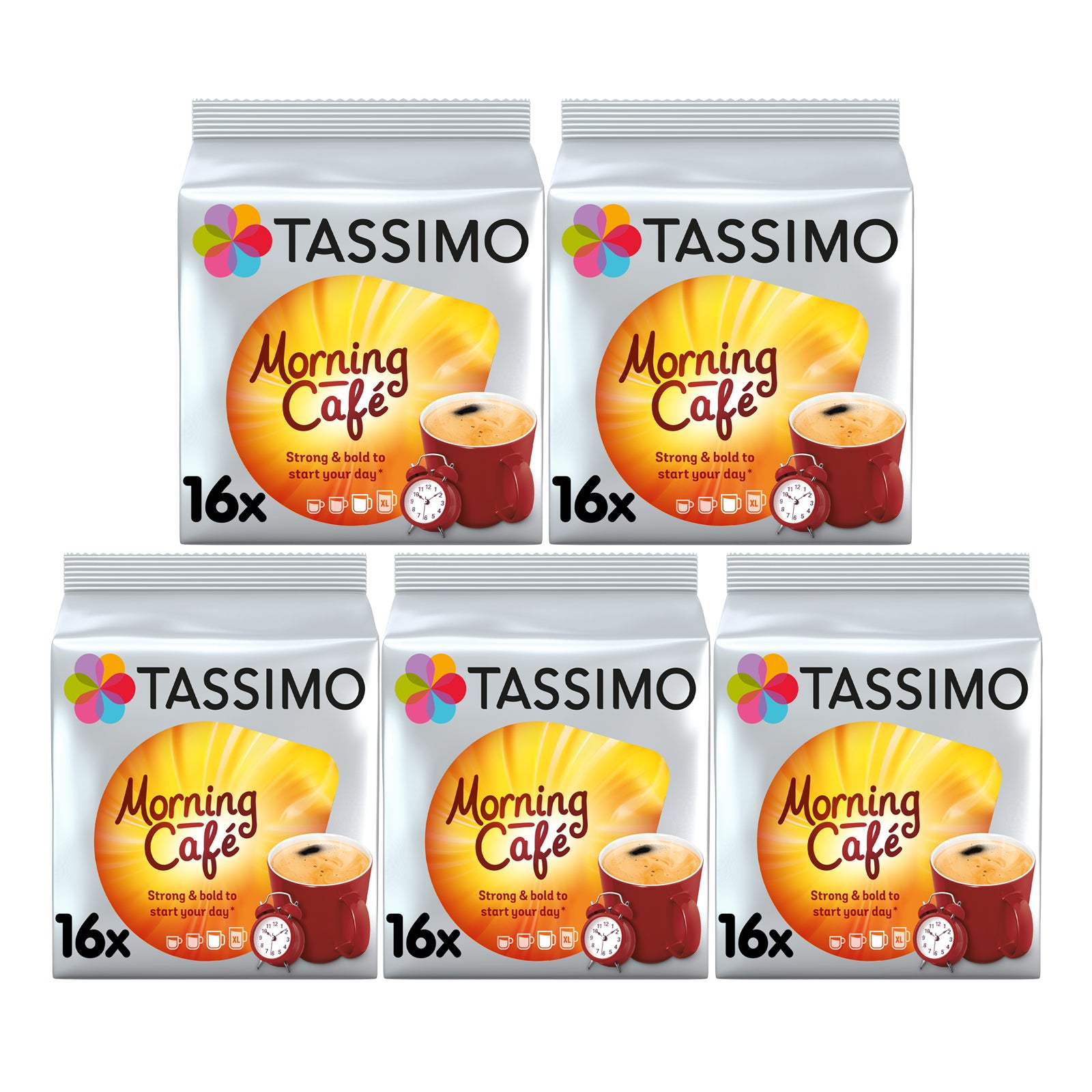 Tassimo Morning Cafe Coffee Pods Case Coffee Supplies Direct