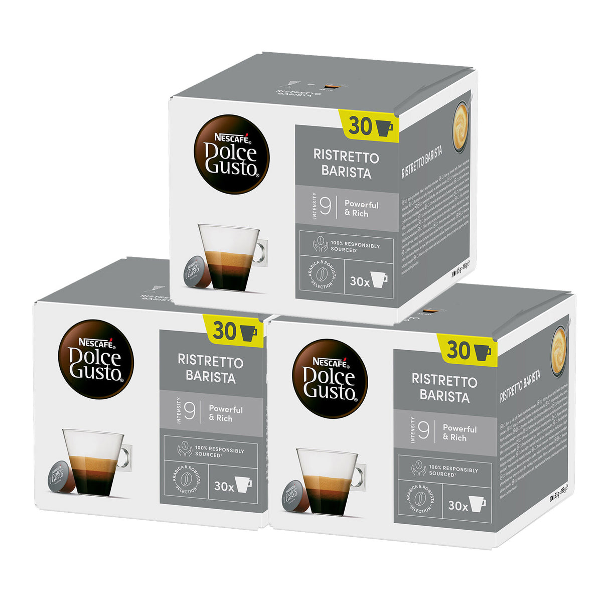 Nescafe Dolce Gusto Ristretto Barista 3x30 Magnum Pack Case