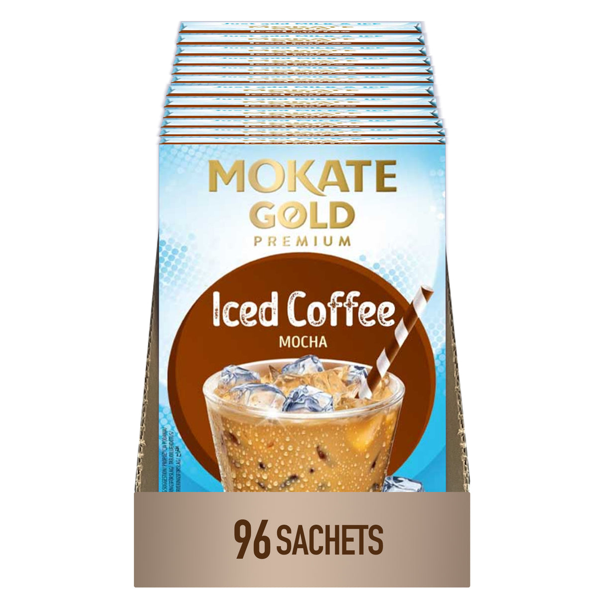 Mokate Gold Mocha Iced Coffee Sachets Case 12x8