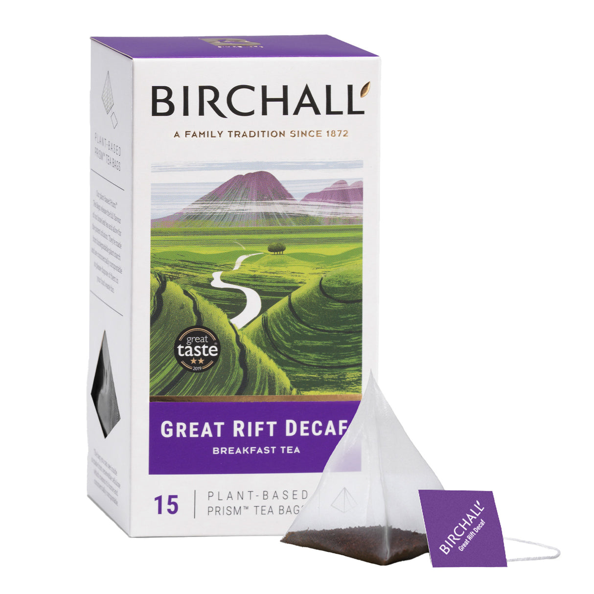 Birchall Great Rift Decaf Prism Tea Bags 6x15