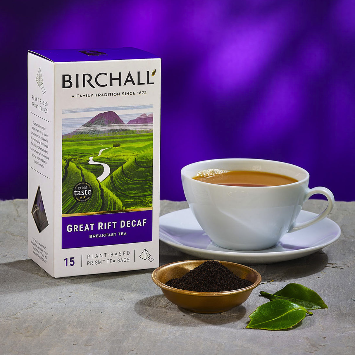 Birchall Great Rift Decaf Prism Tea Bags 6x15