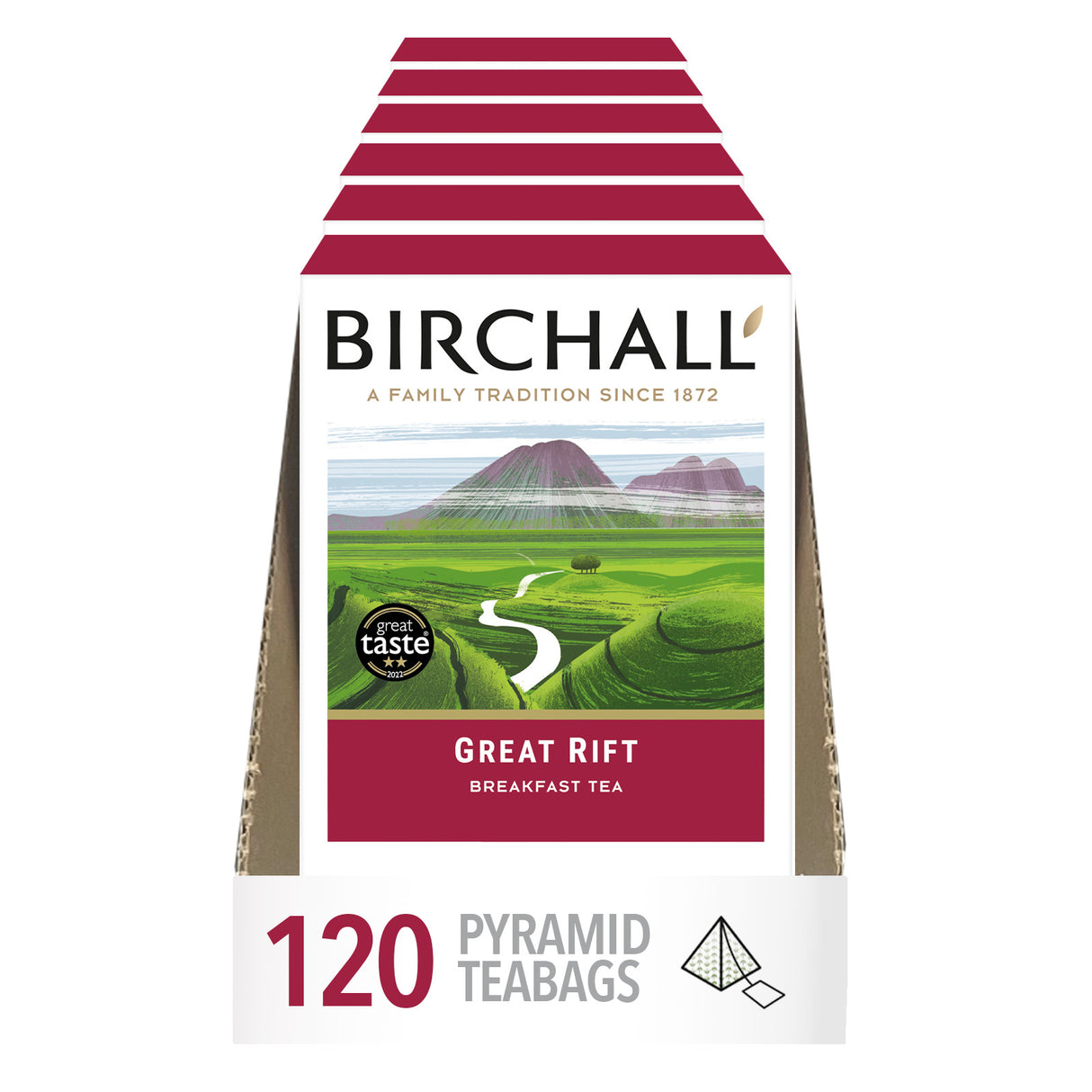 Birchall Great Rift Breakfast Blend Prism Tea Bags 6x20