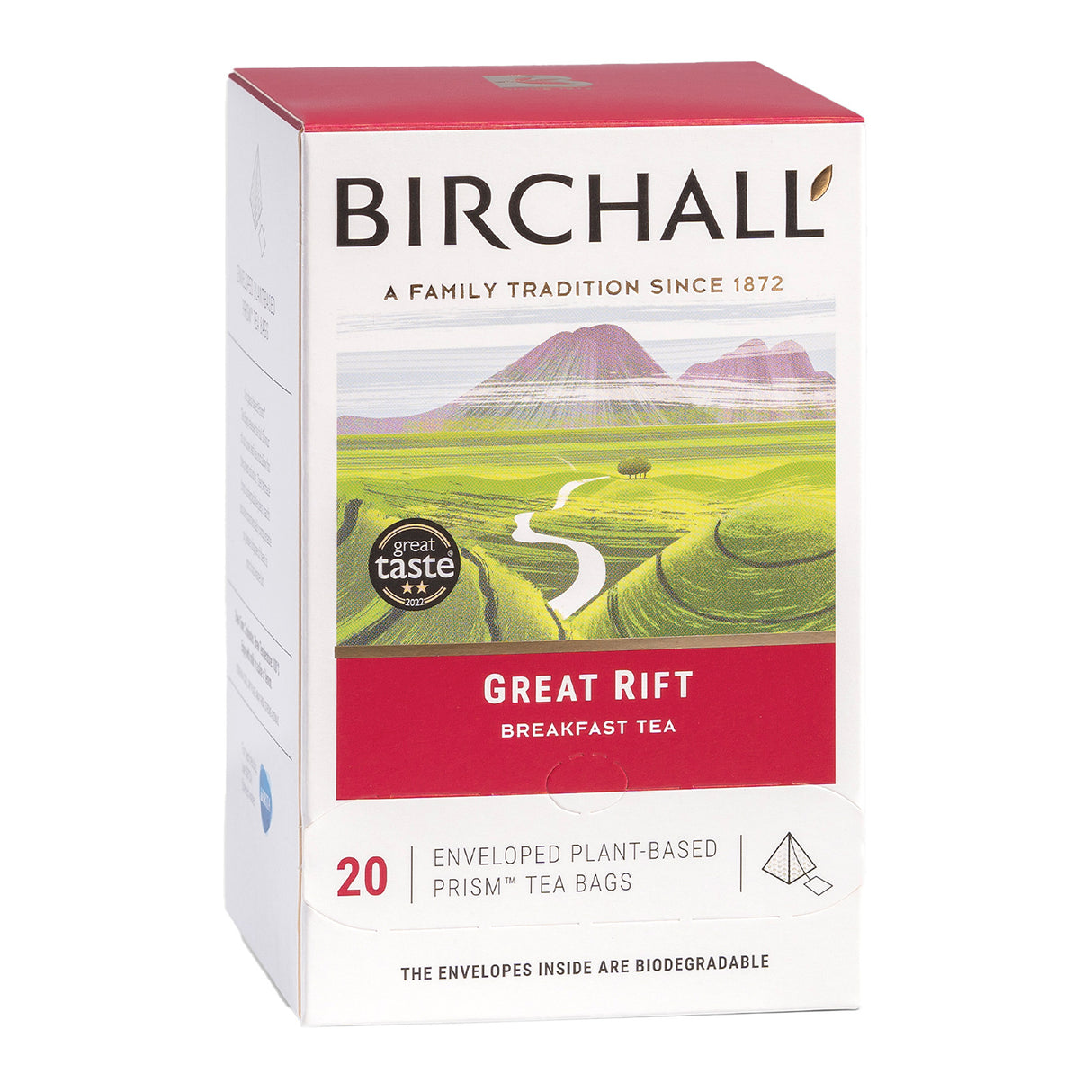 Birchall Great Rift Breakfast Blend Prism Tea Bags 6x20