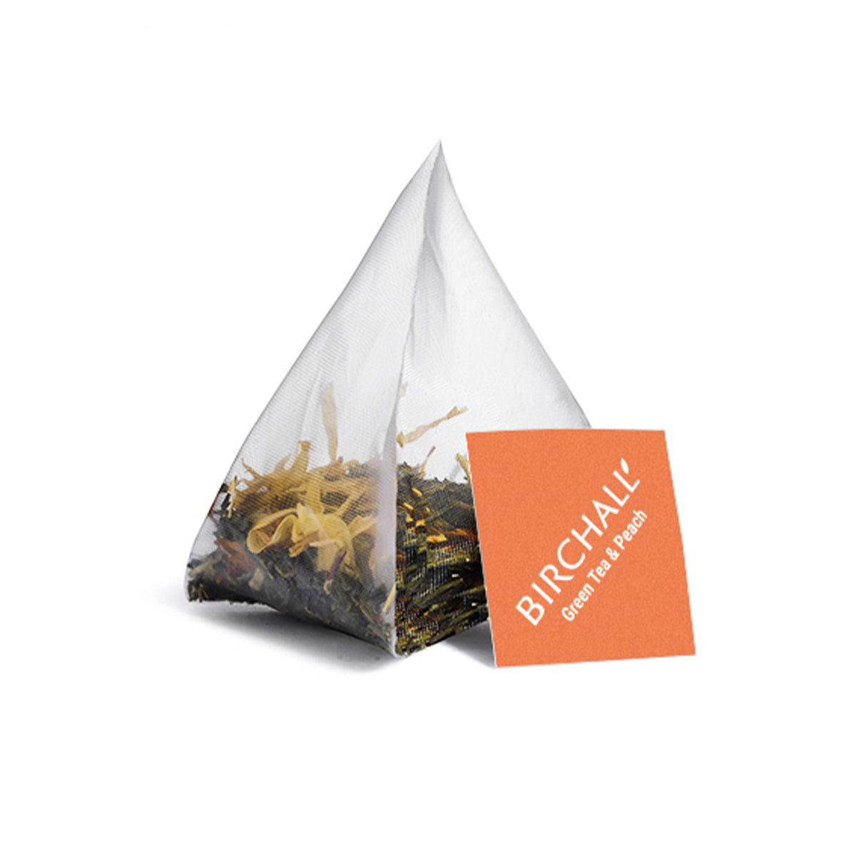 Birchall Green Tea & Peach Prism Tea Bags 6x15