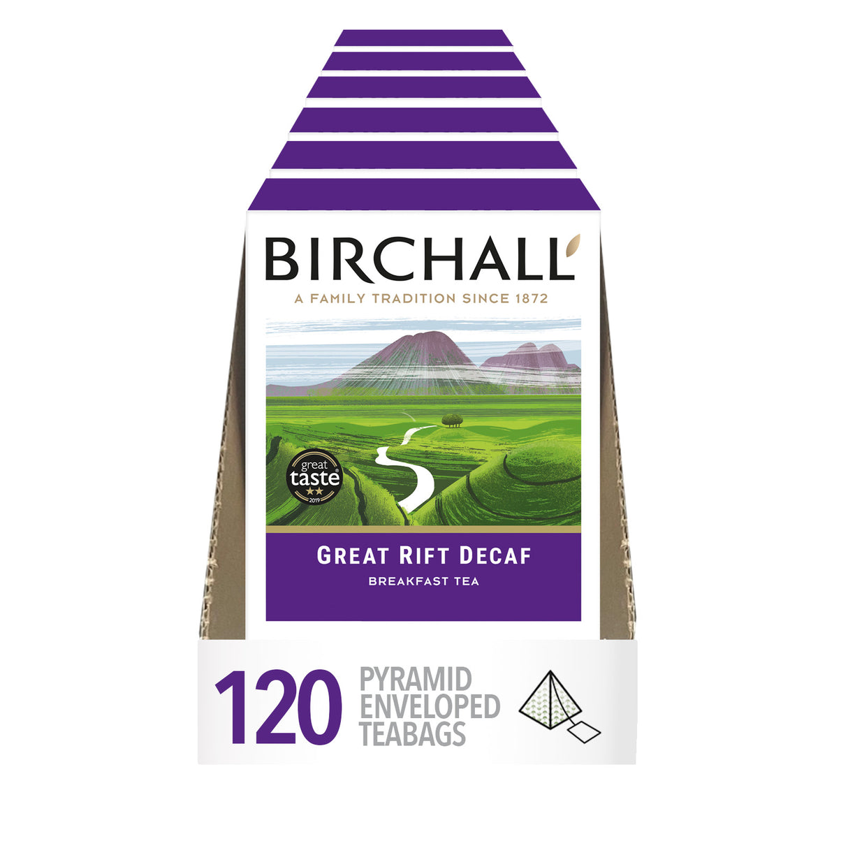 Birchall Great Rift Decaf Enveloped Prism Tea Bags 6x20