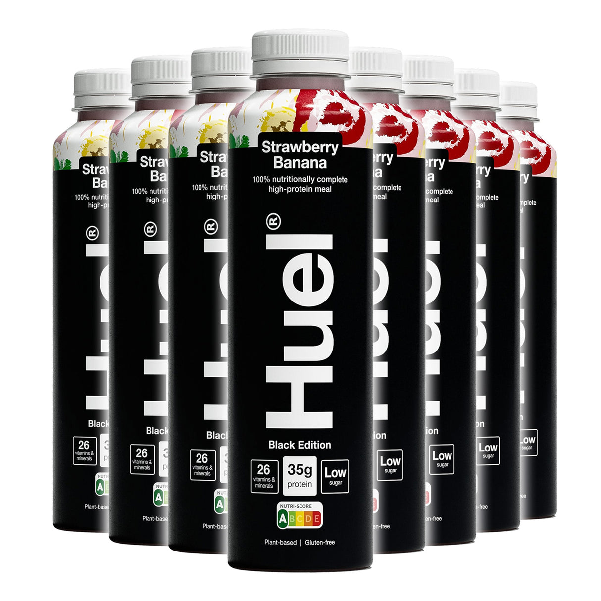 Huel Ready To Drink Black Edition Strawberry & Banana Case 8x500ml