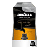 Lavazza Maestro Espresso Lungo Nespresso Compatible Coffee Capsules 10x10