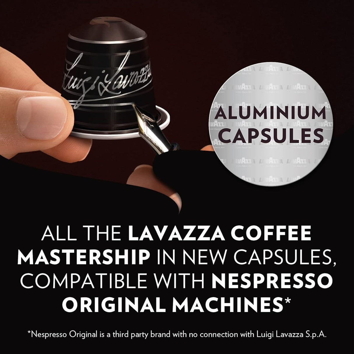 Lavazza Maestro Espresso Maestro Dek Nespresso Compatible Coffee Capsules 10x10