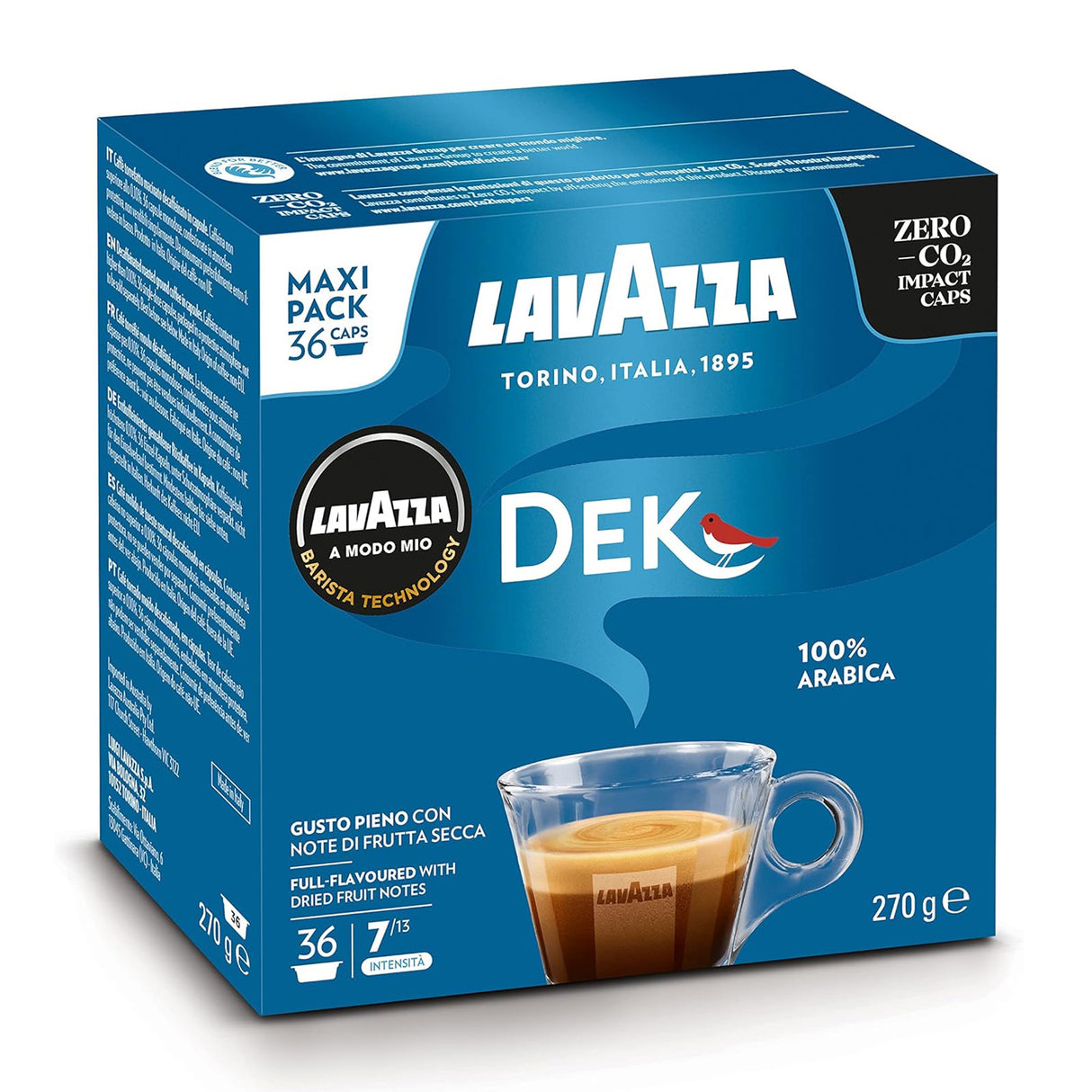 Lavazza A Modo Mio Espresso Dek 36 Coffee Pods