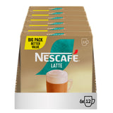 Nescafe Latte Instant Coffee Sachets 6x12 Drinks