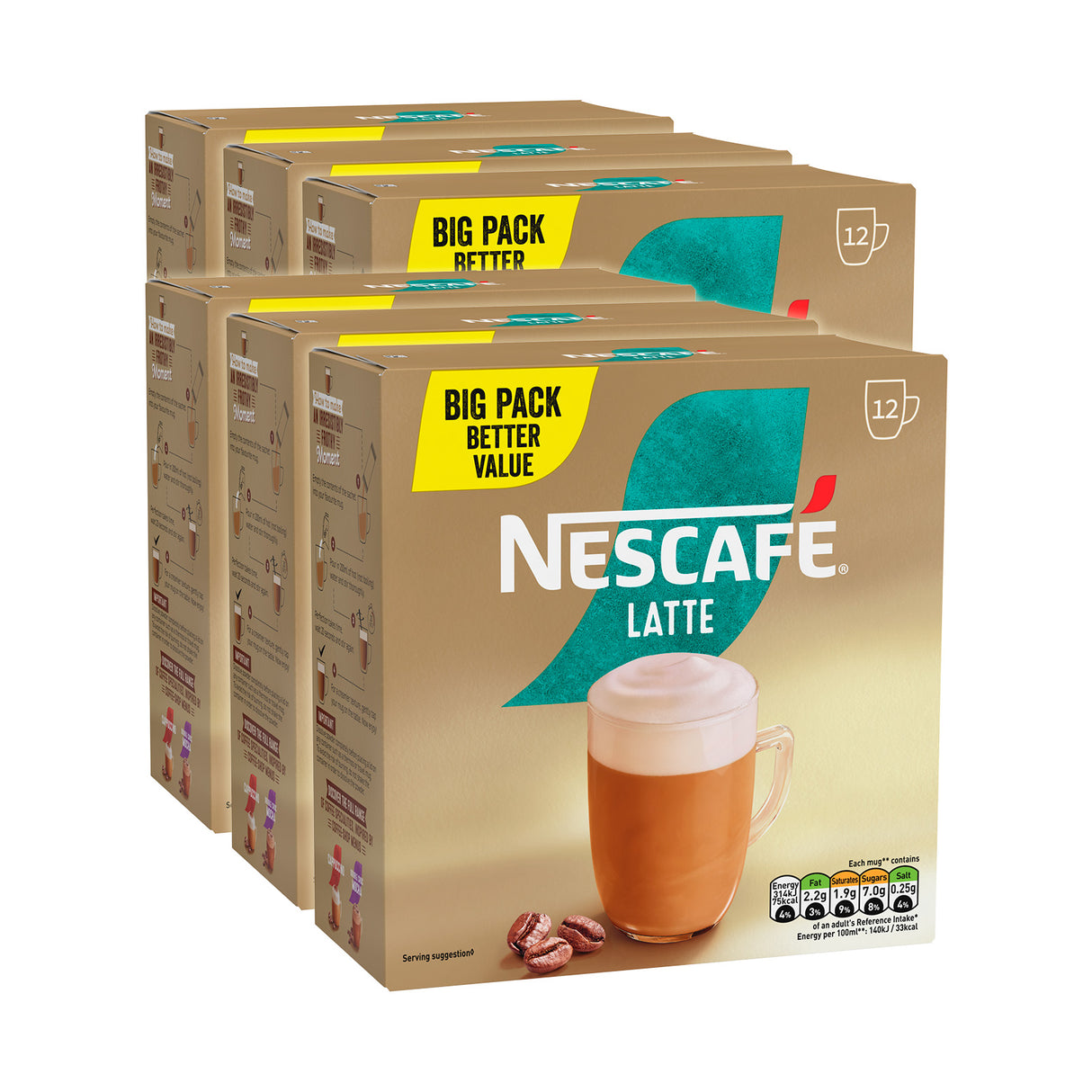 Nescafe Latte Sachets Case