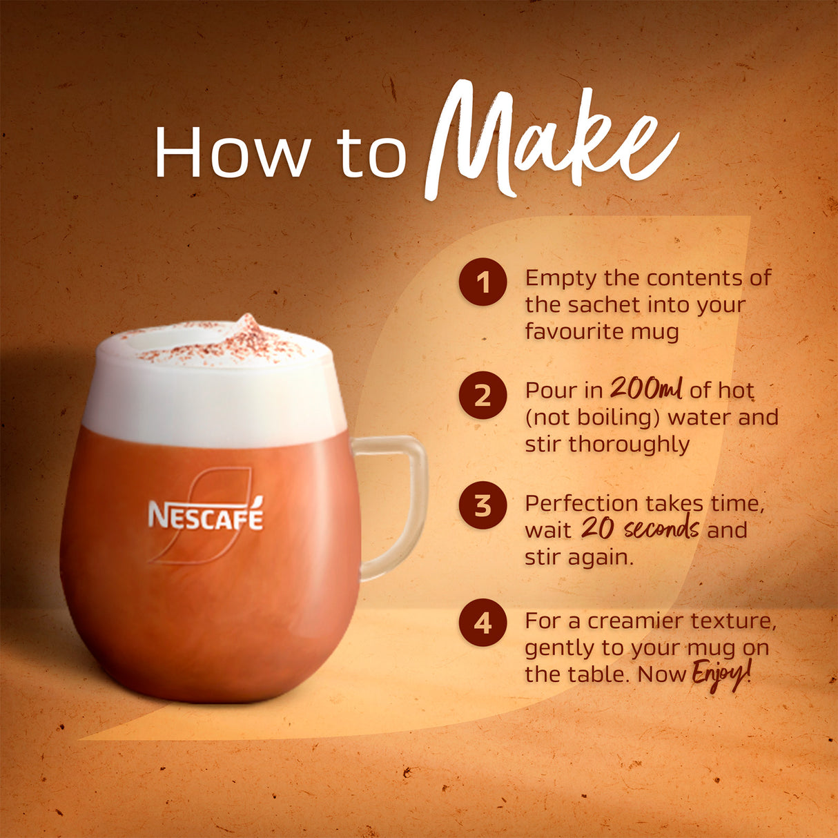 Nescafe how to make