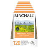 Birchall Green Tea & Peach Enveloped Prism Tea Bags 6x20