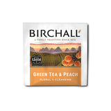 Birchall Green Tea & Peach Enveloped Prism Tea Bags 6x20