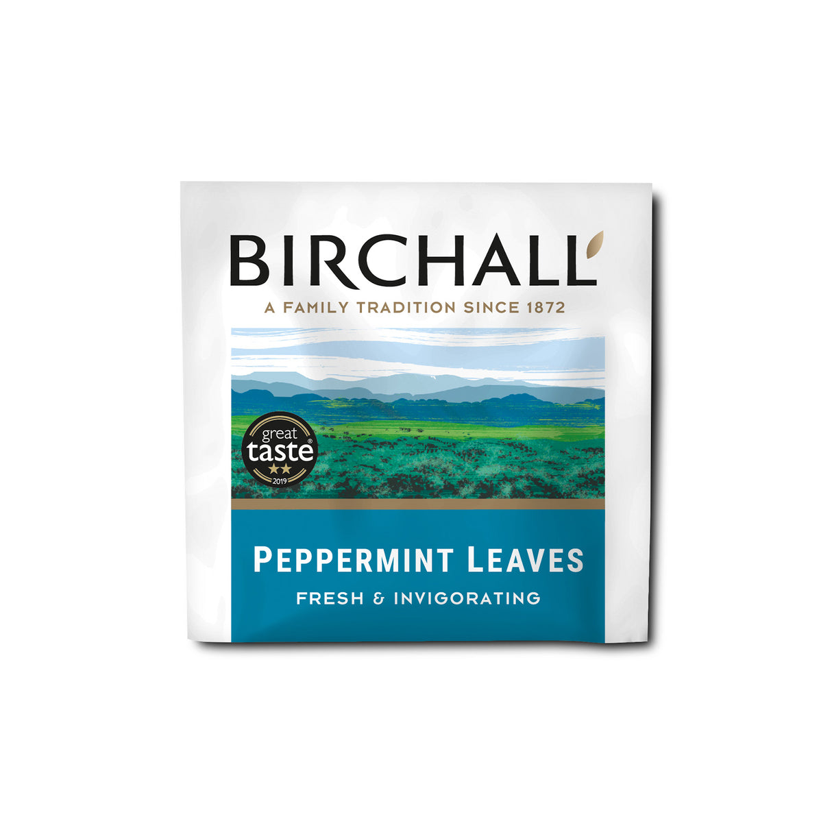 Birchall Peppermint Leaves Enveloped Prism Tea Bags 6x20