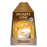 Mokate Gold Premium Classic Latte Coffee Sachets Case 12x10