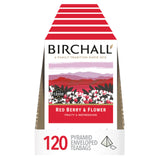 Birchall Red Berry & Flower Enveloped Prism Tea Bags 6x20