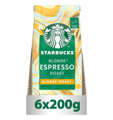 Starbucks Blonde Espresso Coffee Beans 6x200g