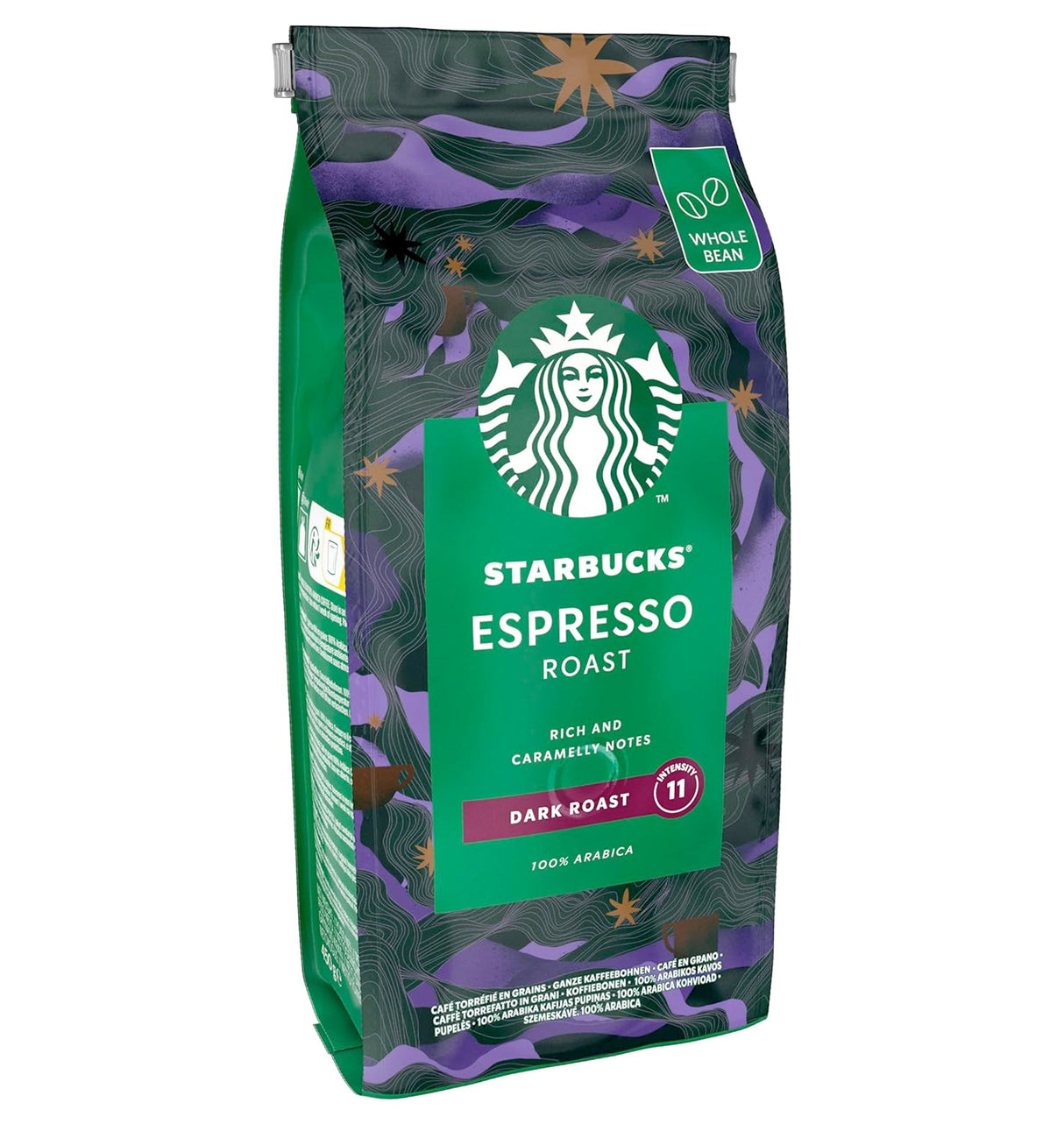 Starbucks Espresso Dark Roast Beans 1x450g