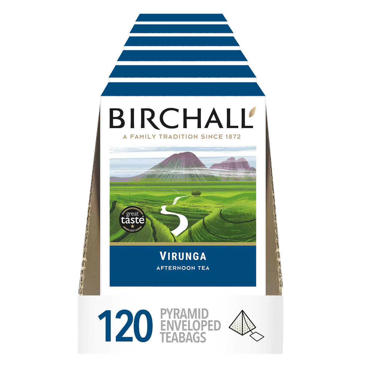 Birchall Virunga Afternoon Tea Enveloped Prism Tea Bags 6x20