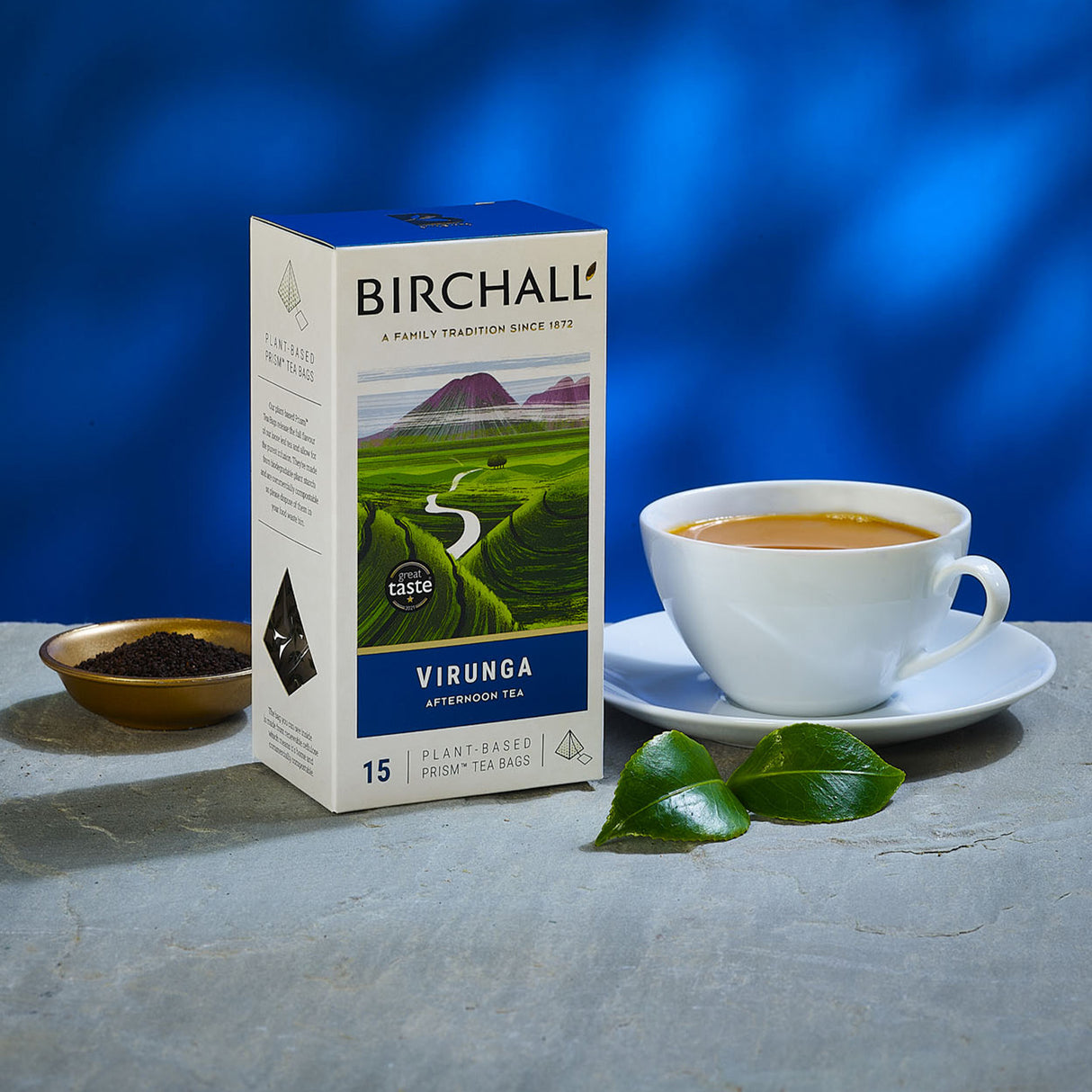 Birchall Virunga Afternoon Tea Prism Tea Bags 6x15