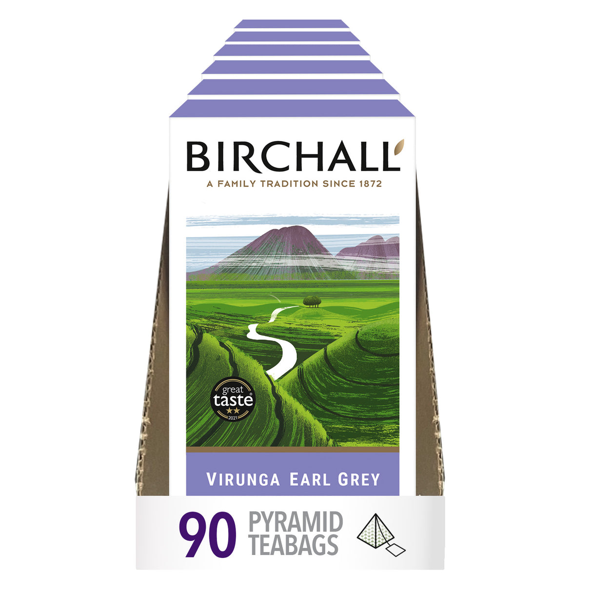 Birchall Virunga Earl Grey Prism Tea Bags 6x15